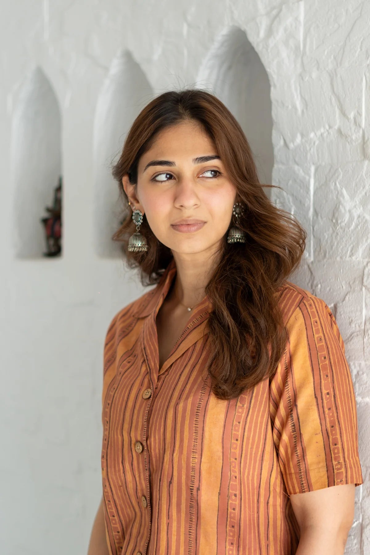 Ani- Women’s Striped Shirt-Style Tunic