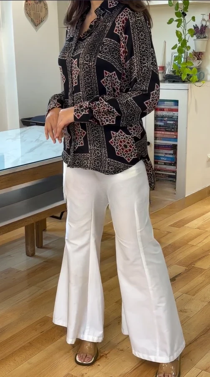 Hemi - Ajrakh Print shirt cord-set for women