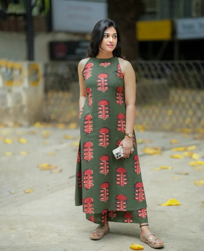 Tree - A must-have kurta set print work and soft fabric