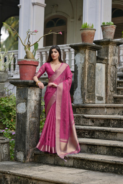 Kenvi- Cyan Soft Kalyani Silk Saree