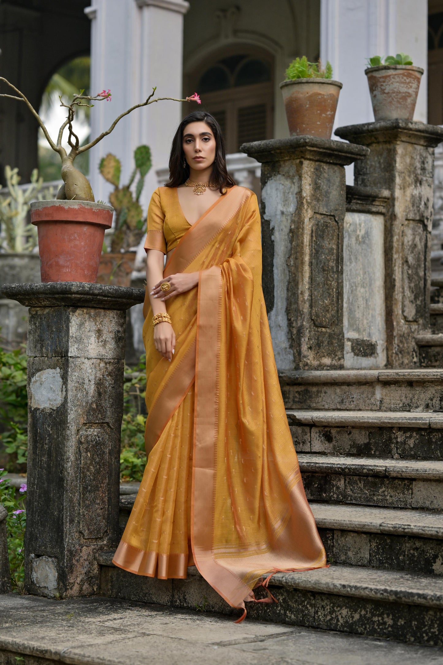 Kenvi- Cyan Soft Kalyani Silk Saree