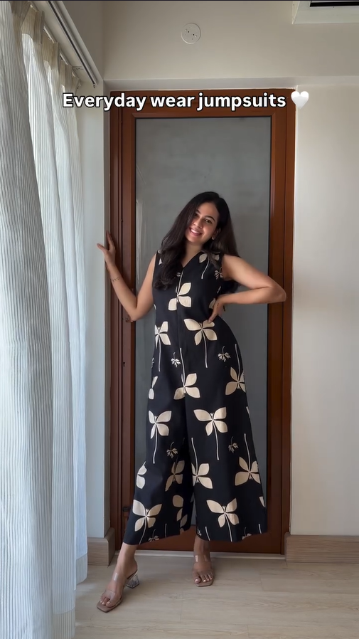 Titli- Everyday Wear Cotton Base Jumpsuit