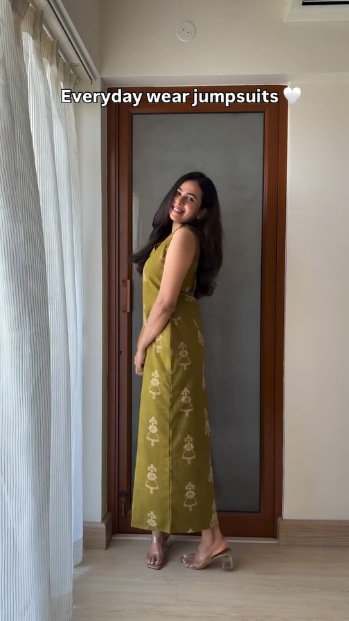 Titli- Everyday Wear Cotton Base Jumpsuit