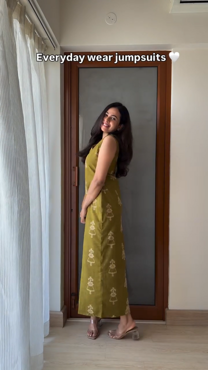 Titli- Everyday Wear Cotton Base Jumpsuit