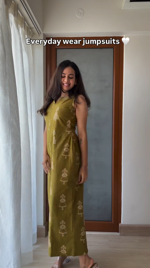 Titli- Everyday Wear Cotton Base Jumpsuit