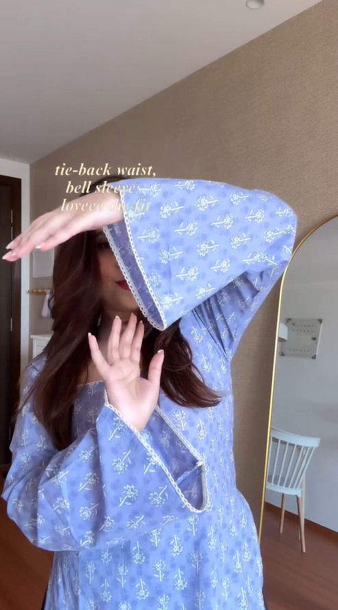 Meera- Women’s Floral Printed Long Top