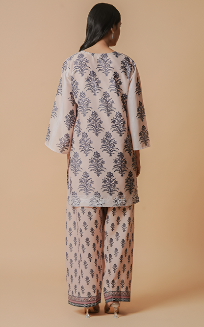 Pari- Kurtis set Bandhani printed kurti top with round neck